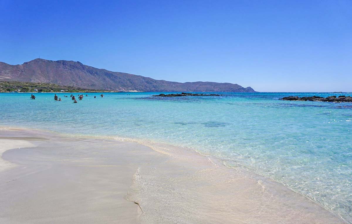 Elafonisi Lagoon in Crete