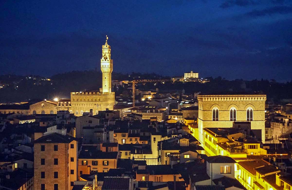 Florence at night