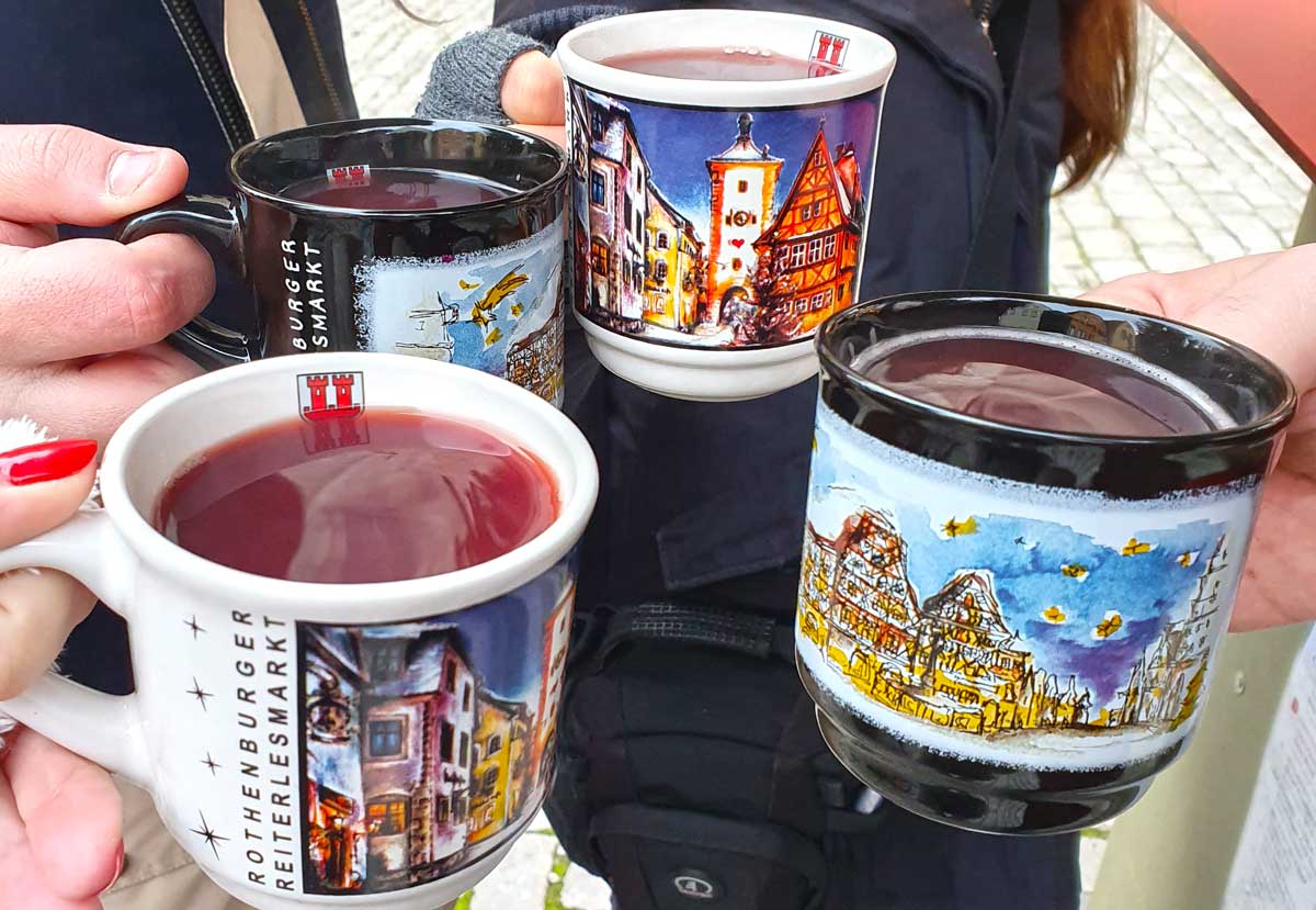 mulled wine at Rothenburg ob der Tauber Christmas Market