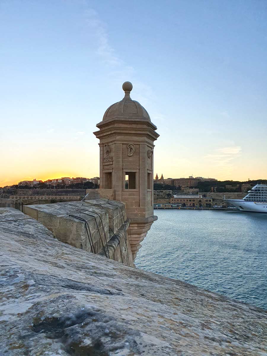 Senglea watchtower in Malta