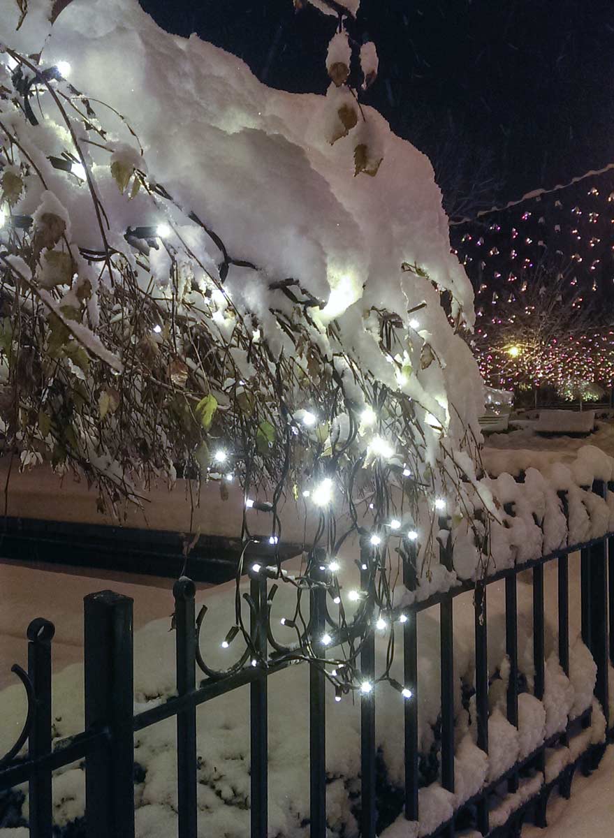 snow in Bucharest