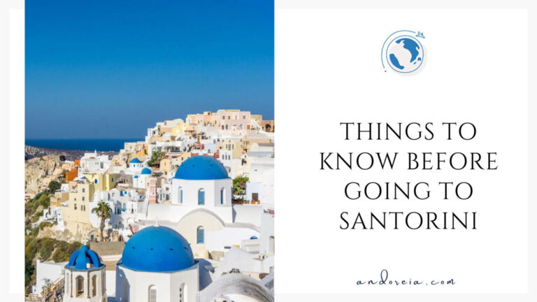 things to know before going to santorini