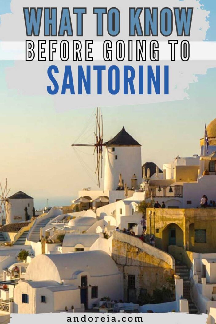 things to know before going to santorini