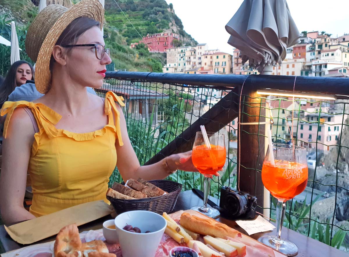 Dinning at Nessum Dorma in Cinque Terre