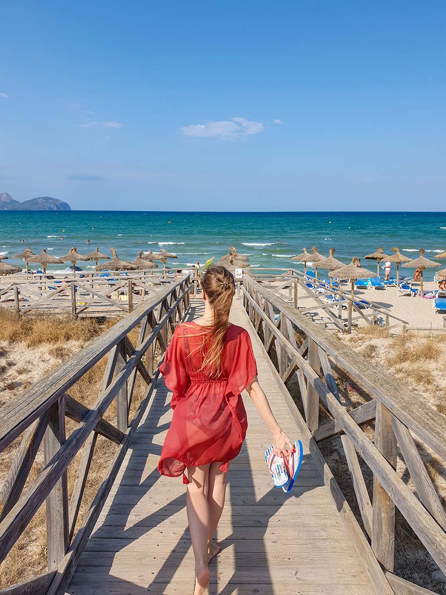 beach vacation in Mallorca